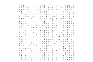 Binary code., an Illustration by Tanysl