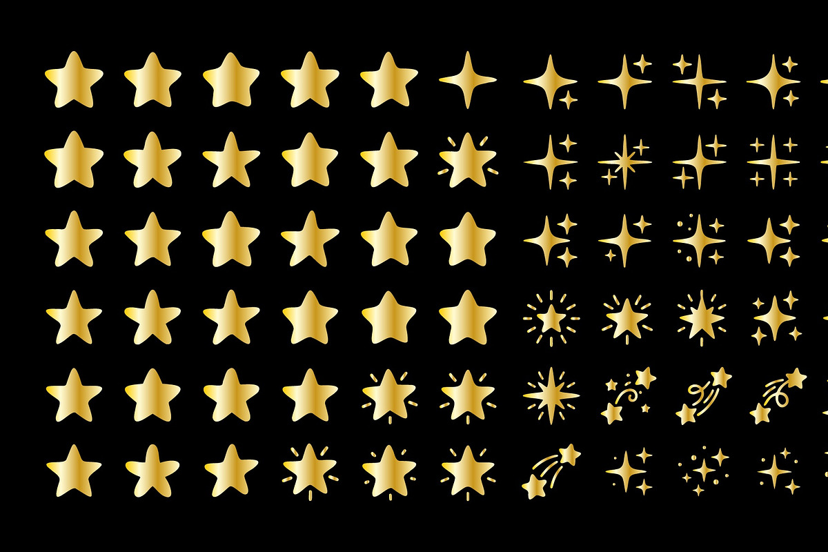 Hand Drawn Star and Sparkles Doodles, an Object Graphic by zahidhossainalif (Photo 10 of 13)