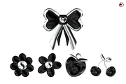 Y2K 3D Black Metallic Collection, an Object Graphic by JaoGam (Thumbnail 3 of 8)