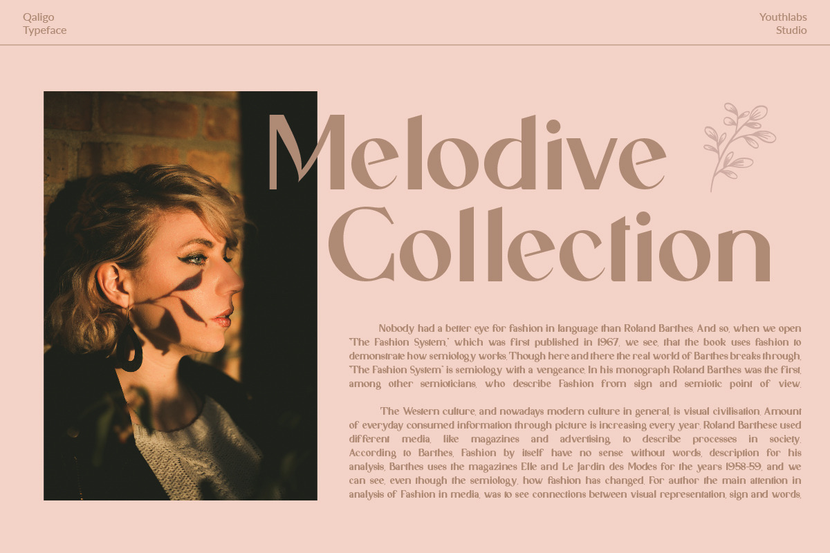 Qaligo Sans | Elegant Font, a Sans Serif Font by Youthlabs Studio (Photo 15 of 18)