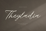 Theyladia | Handwritten Script, a Script Font by gracetype_studio (Thumbnail 1 of 12)