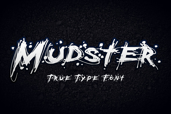 Mudster Font preview 5