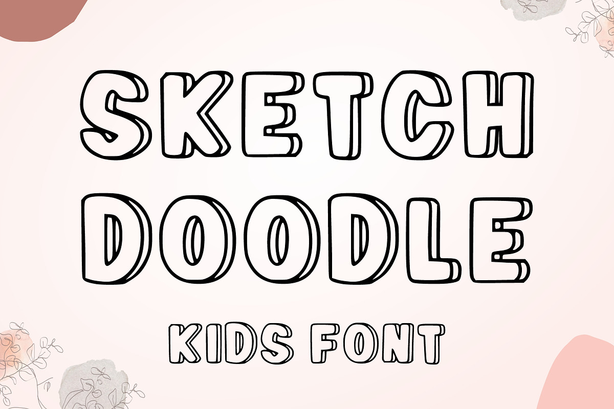 Sketch Doodle, a Font by Limited.studio (Photo 1 of 6)