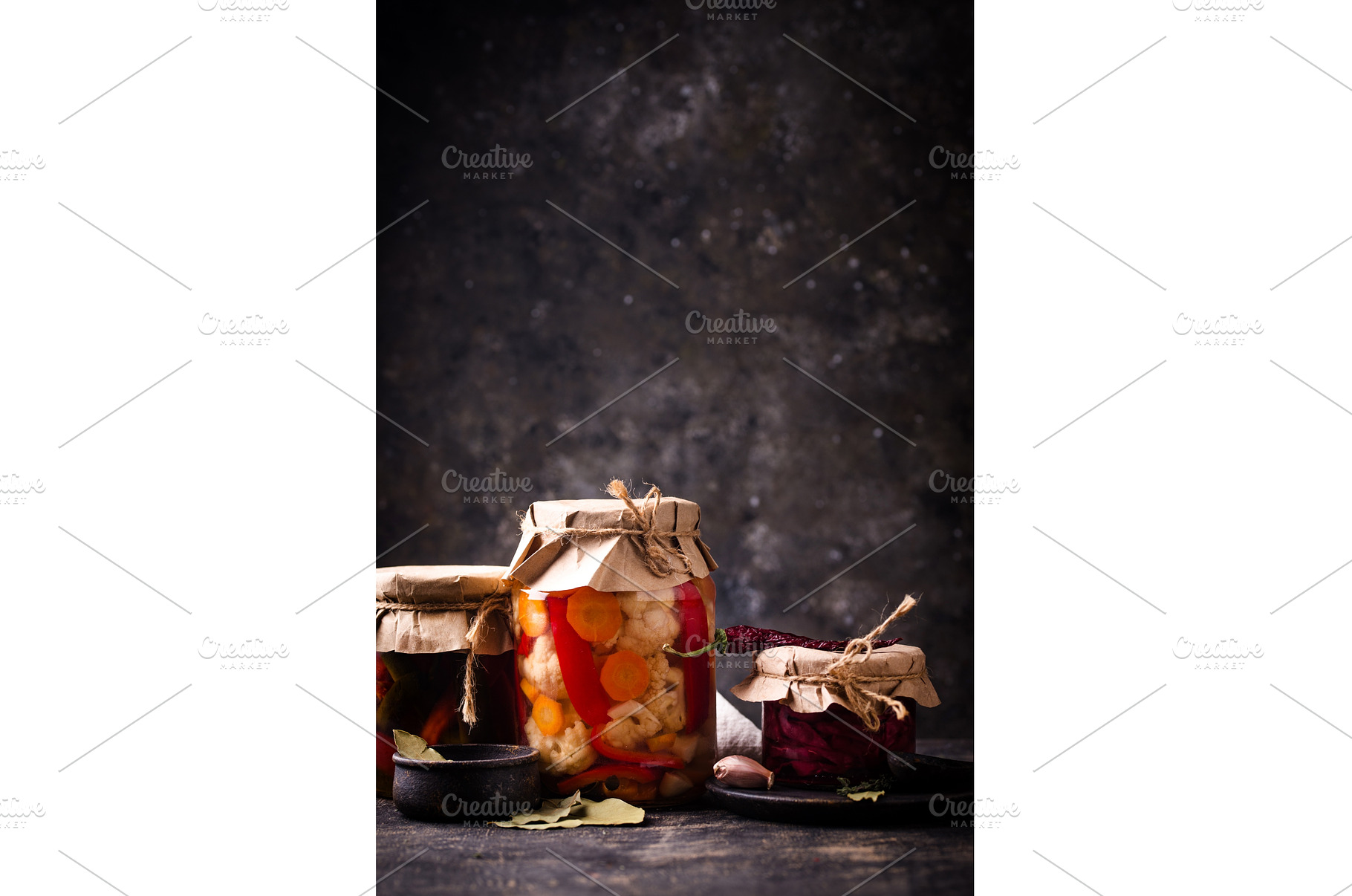 Healthy homemade fermented food in, a Food & Drink Photo by Yulia Furman