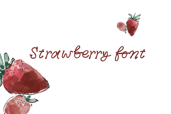 StrawberryFont preview 5
