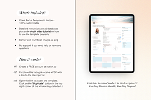 Notion Client Portal For Coaches