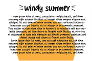 Oh honey Windy Summerfont, a Sans Serif Font by ForzaType (Thumbnail 6 of 9)