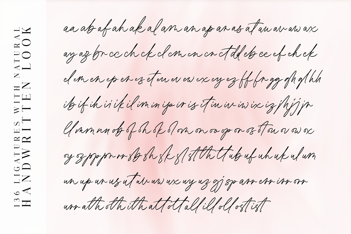 Candara Beauty - A Stylish Font Duo, a Script Font by Ainun Jinan (Photo 10 of 13)