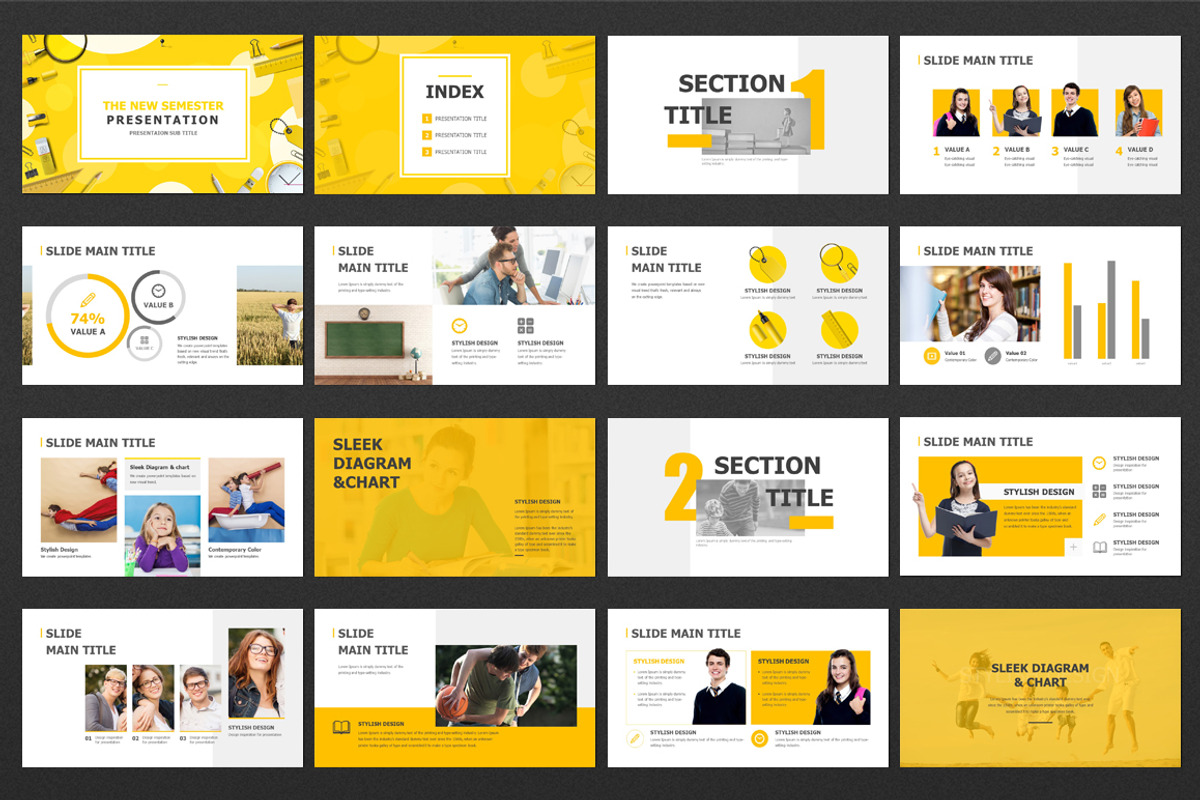 New Semester Presentation Template