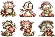 Whimsical Animals with Fruits, an Animal Illustration by fashionaddict (Thumbnail 4 of 7)