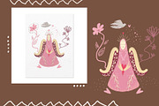 Valentine’s Day Folk Clipart, a Seasonal Illustration by FaliushViktoriaArtist (Thumbnail 11 of 11)