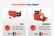 Maps P1 USA Canada, a Presentation Template by Yes Presentations (Thumbnail 1 of 5)