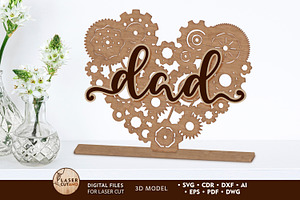 Dad Decorative Multilayer Template