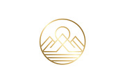 Sunrise Mountains Peak Logo, a Branding & Logo Template by Signatoro (Thumbnail 2 of 2)
