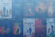 Father's Day template bundle, a Social Media Template by gstudiovect21 (Thumbnail 2 of 3)