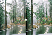 8 Rainy Day LR & PS Presets, an Action Add-On by M E G A S E T S (Thumbnail 7 of 11)