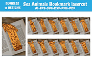 Sea Animals Bookmark lasercut, an Animal Illustration by OTVEY DESIGN (Thumbnail 1 of 13)