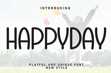 Happyday | Script Font