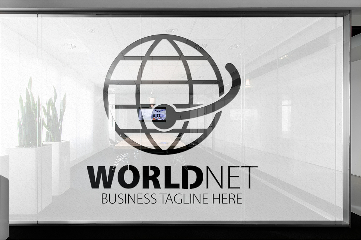 World Net Logo, a Branding & Logo Template by essegraphic