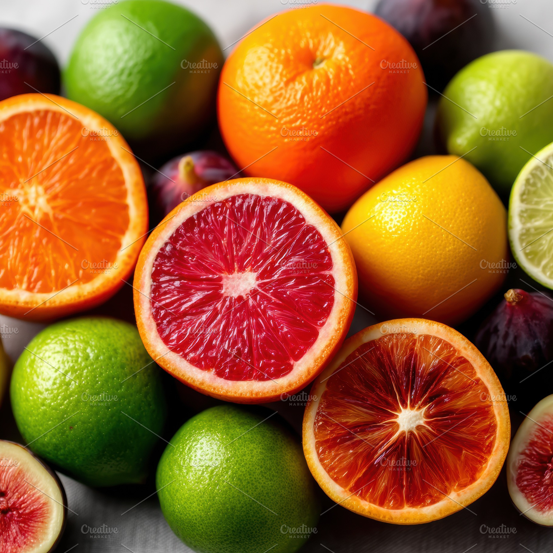 Vibrant Fresh Fruit Arrangement, a Food & Drink Photo by Virgo Studio