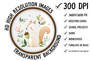Watercolor Spring Nursery Clipart, an Illustration by Craft Nest (Thumbnail 2 of 11)