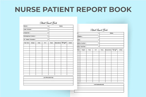 Nurse Notebook KDP Interior Vector