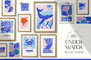 Underwater Wall Art Creator, an Object Graphic by Leleka.Store (Thumbnail 1 of 15)
