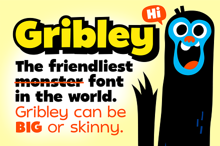 Sale! Gribley Font Family!