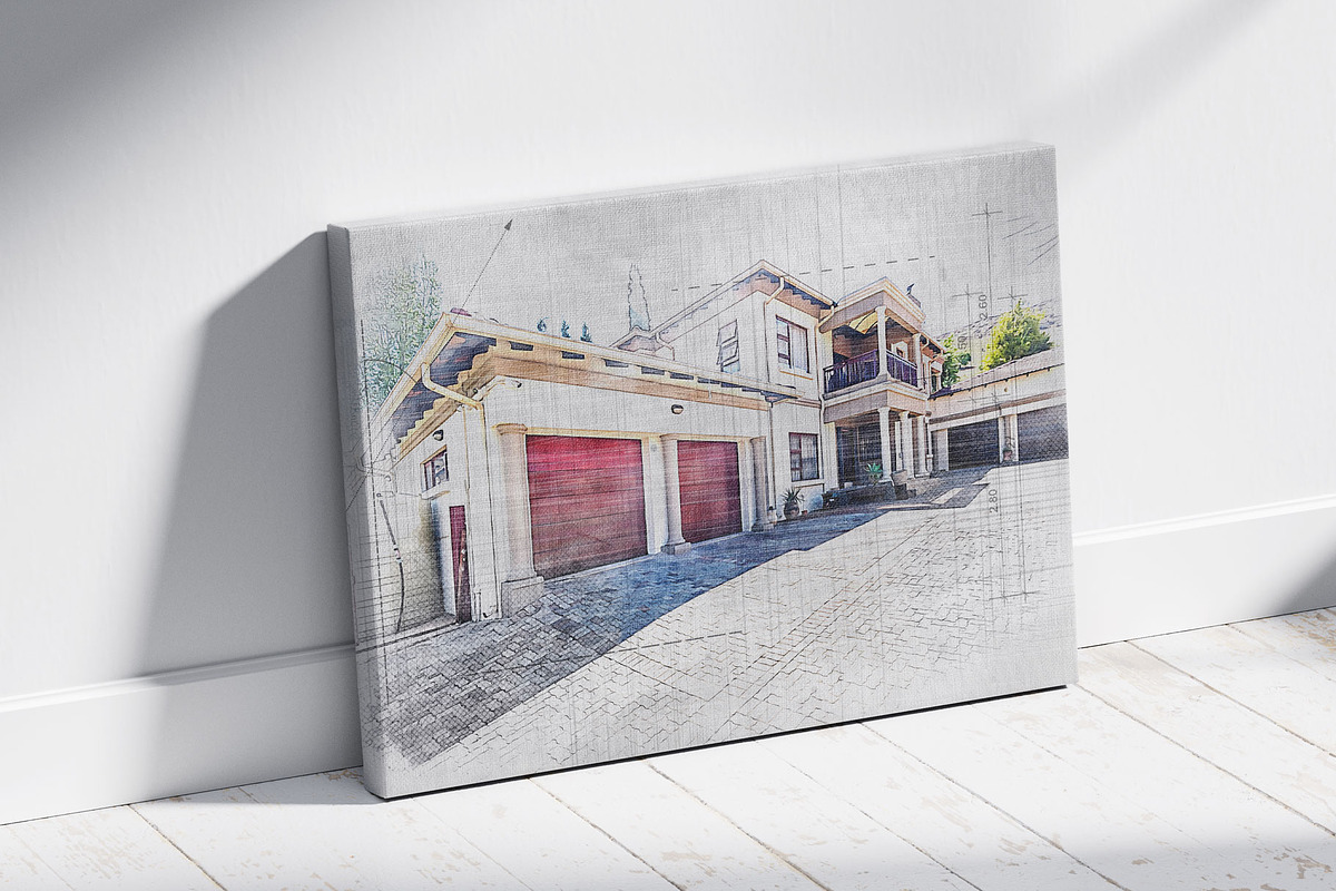 House Concept Sketch Art Effect, an Action Add-On by MRI STUDIO (Photo 5 of 29)