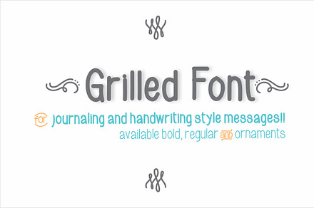 Grilled Font Bold