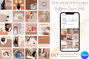 The Beauty Guru Canva Pack, a Social Media Template by Contento BH (Thumbnail 1 of 4)