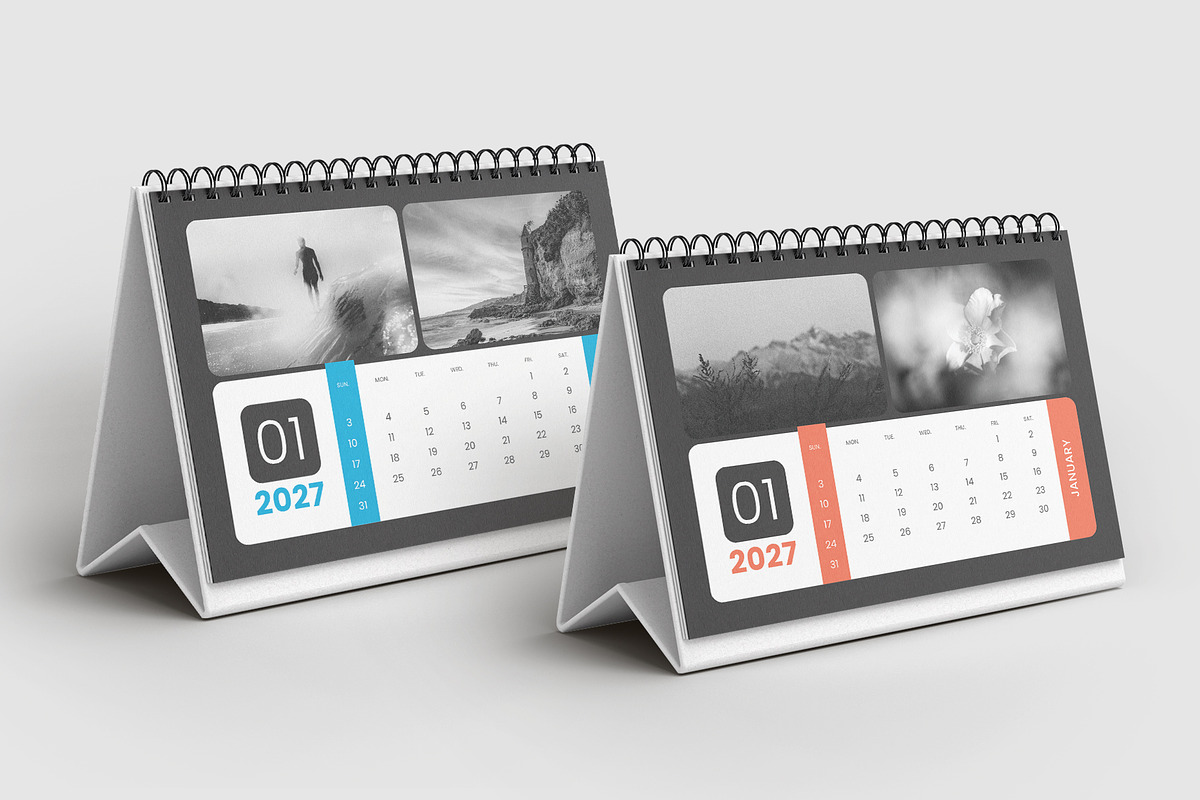 2027 Desk calendar, a Stationery Template by Tanmoy Topu (Photo 2 of 2)