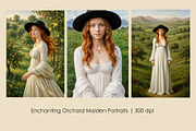 Enchanting Orchard Maiden Portraits, a Person Illustration by StockVerse Creative (Thumbnail 1 of 4)