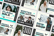 Modern Winter Sale Instagram Post, a Social Media Template by SquidPixey (Thumbnail 5 of 6)