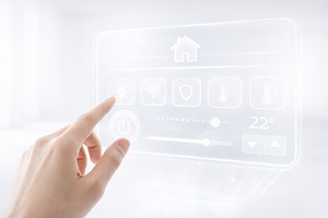 Touchscreen interface for smart home, a Photo by Dvoevnore photos