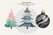 Modern Minimalist Christmas Clipart, an Illustration by Artnoy (Thumbnail 3 of 8)