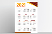 A4 Size 2021 Calendar - Editable, a Templates & Theme by rix_designs (Thumbnail 3 of 3)
