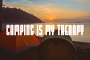 Summer Camping - Modern Vintage Font, a Sans Serif Font by Pian45 Studio (Thumbnail 6 of 13)