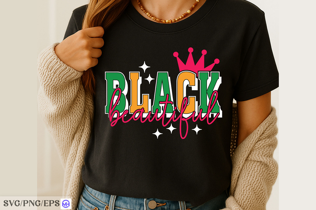 Black Beautiful Text SVG Design, a Graphic by mh_arif (Photo 3 of 3)
