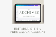 Canva Editable Brand Kit - Lilly, a Branding & Logo Template by August + White (Thumbnail 6 of 6)