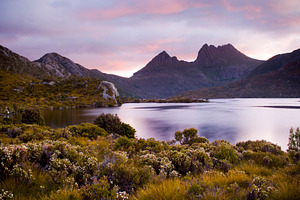 Cradle Mountain Sunset Tasmania, a Nature Photo by THP Creative