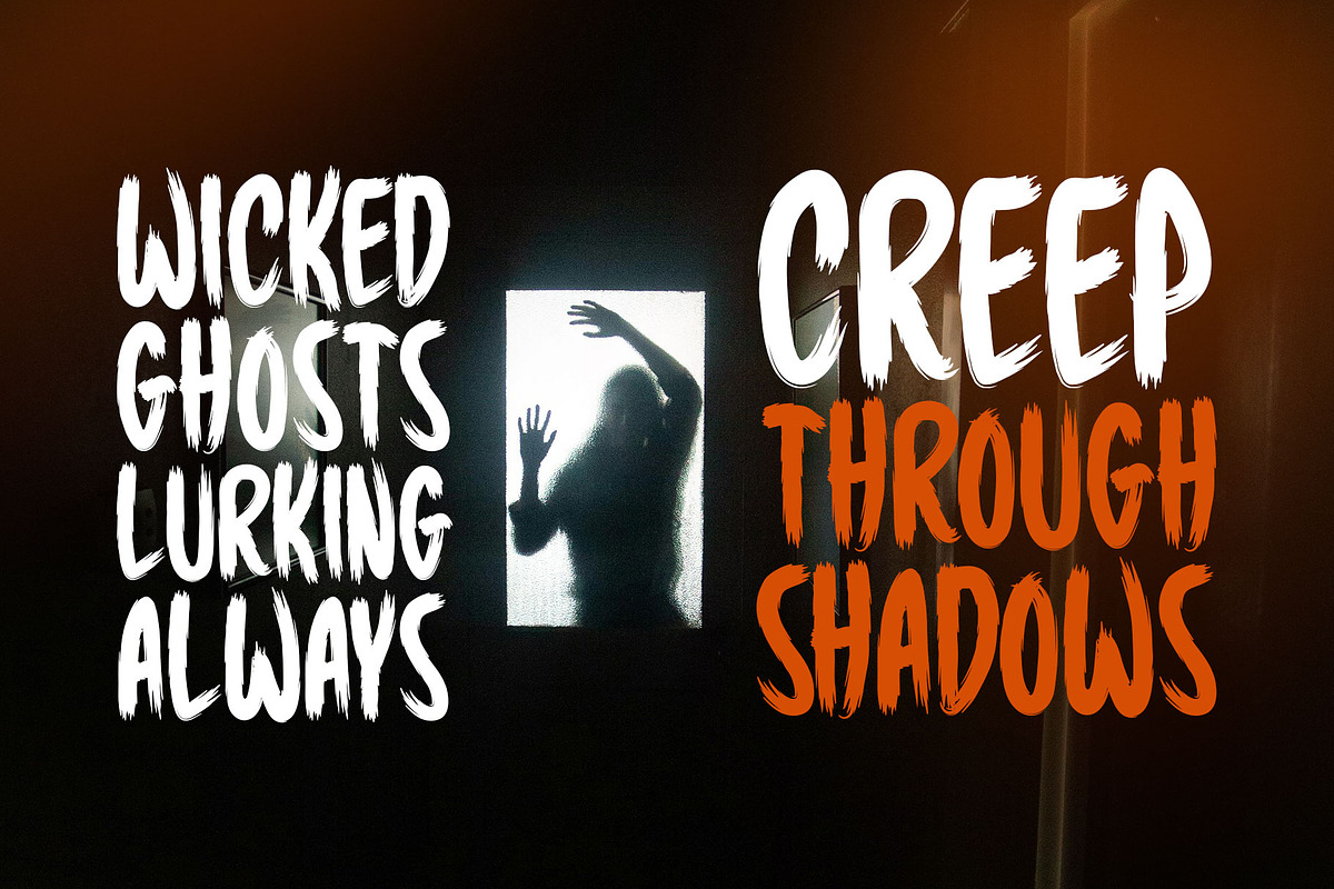 Fear Lines Typeface, a Handwritten Font by Seemly Fonts (Photo 2 of 5)