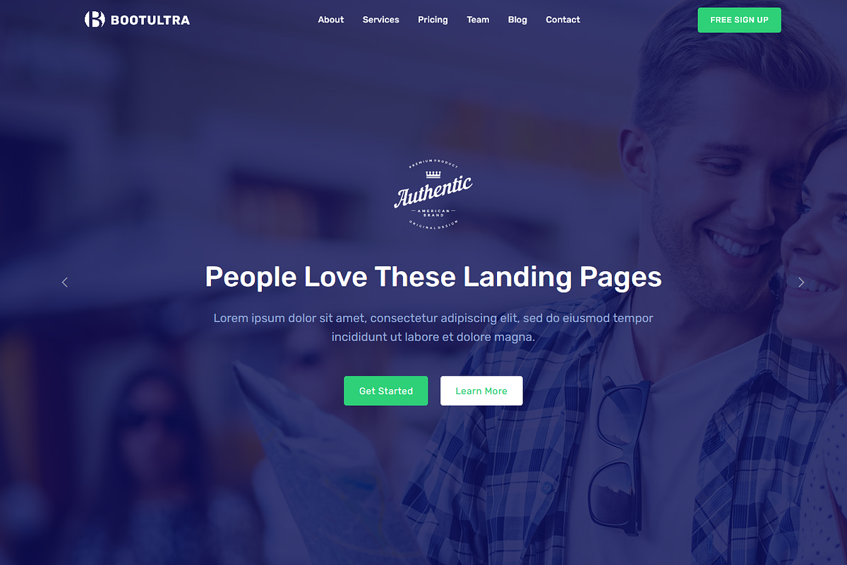 Bootultra - Landing Page Template, a Landing Page Template by Script Eden (Photo 5 of 11)