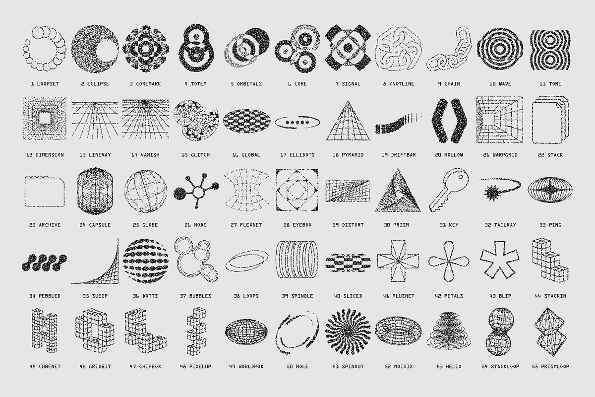 Dithered Retro Vector Graphics, an Object Graphic by angelainthefields (Photo 8 of 11)