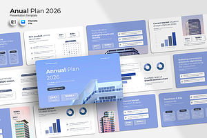 Annual Plan 2026 - Keynote Template, a Presentation Template by QR Design Studio