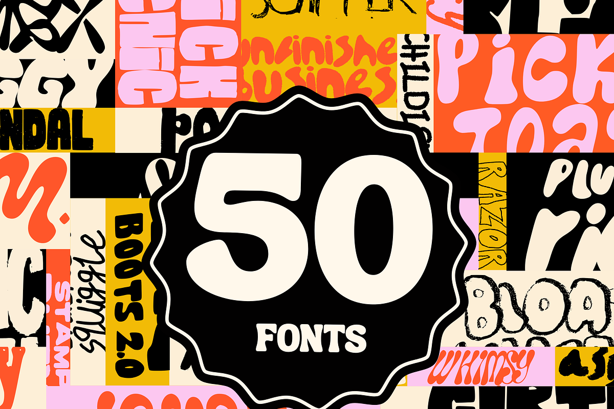 50 Font Pack, The Master Font Bundle, a Handwritten Font by Emma Rodriguez Studio (Photo 1 of 15)