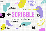 Scribble Abstract Patterns, a Pattern Graphic by Bosotochka♥Art (Thumbnail 1 of 10)