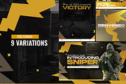 E- Sports Social Media Template, a Social Media Template by Creathift (Thumbnail 4 of 6)