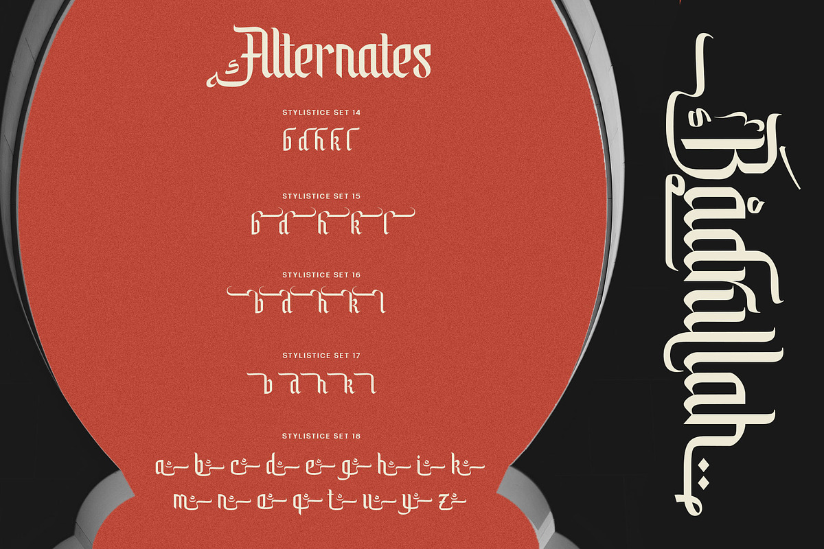 Mastolleh Ramadan Typeface, a Blackletter Font by alit design (Photo 6 of 17)