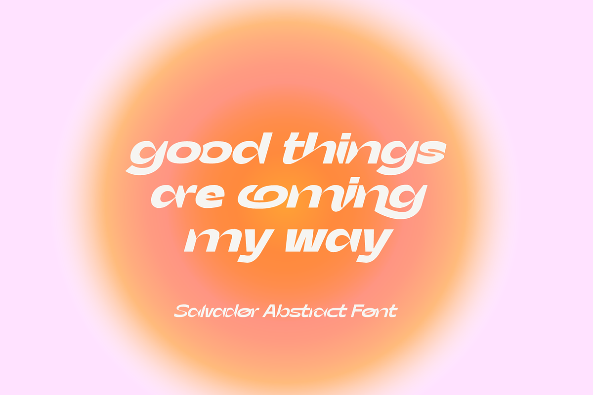 Salvador Abstract Font, a Sans Serif Font by 177Studio (Photo 3 of 8)